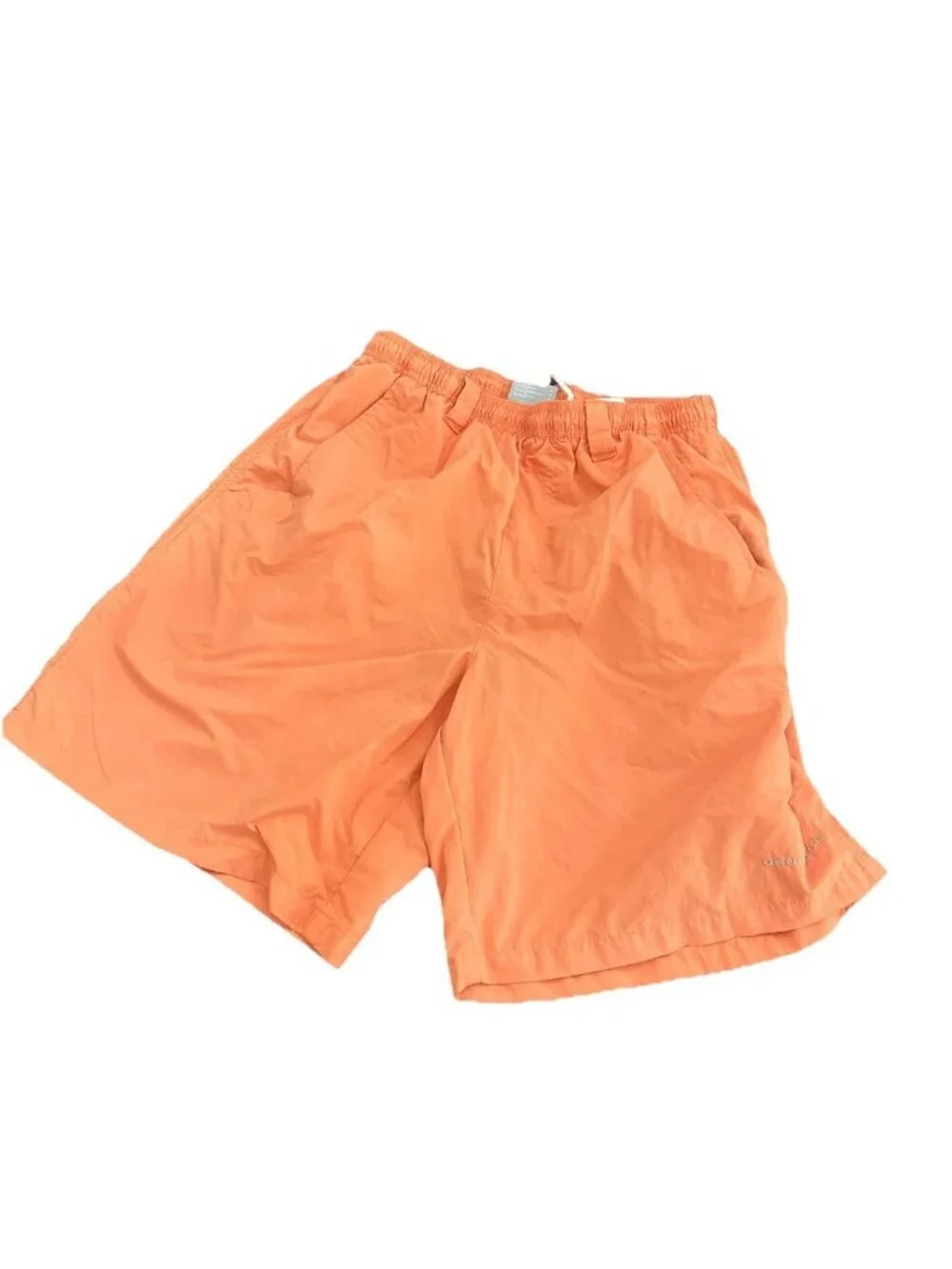Men’s Columbia Swim Trunks Orange Size Small 8” Inseam Liner Cut